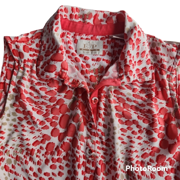 Bundle Of 3 Monterey Club & E P Pro Tour Tech Women's Golf Polo Shirts S & S/P - Picture 11 of 15